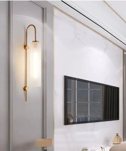 Green amber and green glass nordic pendant light for living room