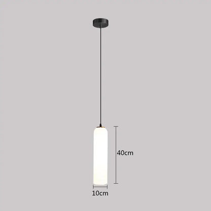 Green amber and green glass nordic pendant light for living room