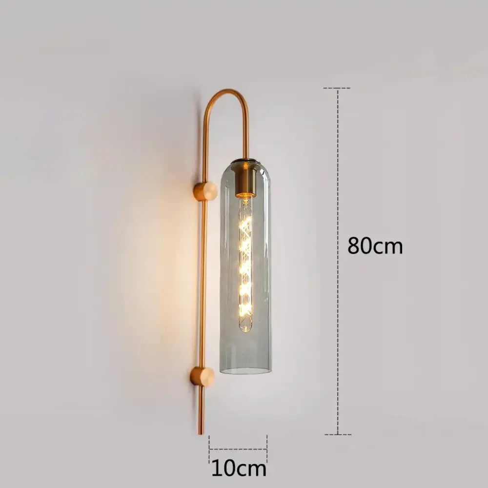 Green amber and green glass nordic pendant light for living room
