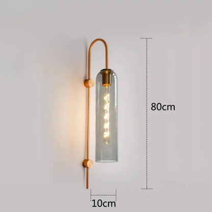 Green amber and green glass nordic pendant light for living room