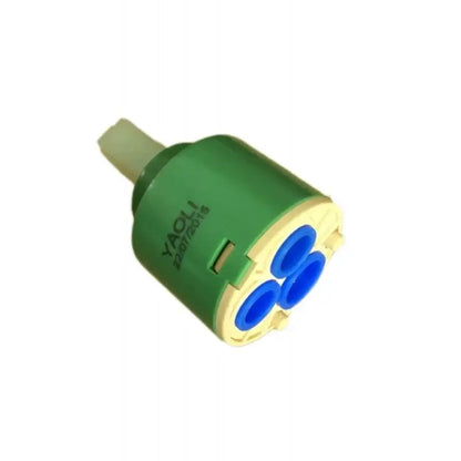 Green and beige 40mm ceramic faucet cartridge kitchen valve replacement