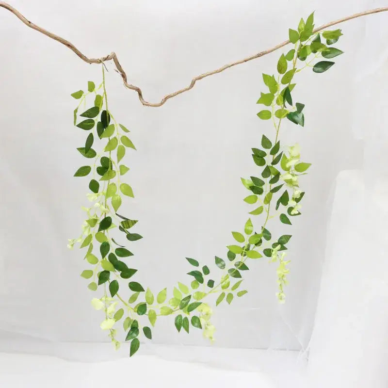 Green and white artificial flowers garden wedding arch decor