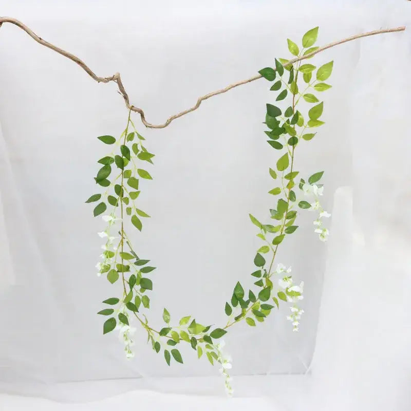 Green and white artificial flowers garden wedding arch decor