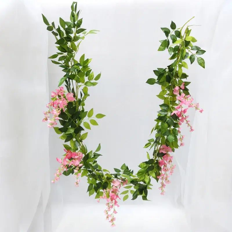 Green and white artificial flowers garden wedding arch decor
