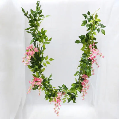 Green and white artificial flowers garden wedding arch decor