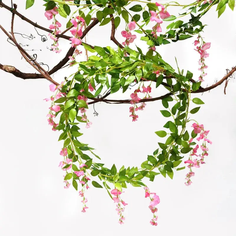 Green and white artificial flowers garden wedding arch decor
