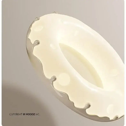 Green and white doughnut ceiling light bedroom eye protection led