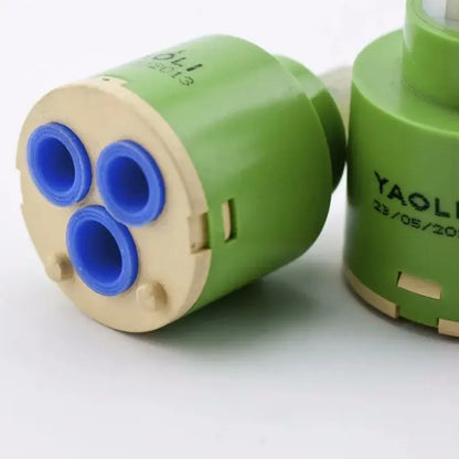Green and yellow ceramic cartridge 3-year warranty kitchen faucet mixer
