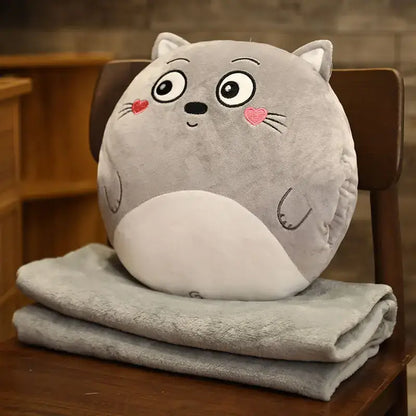 Green avocado cartoon animal throw pillow blanket bedroom decor