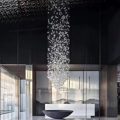DecorBites™ Green Crystal Stone Chandelier for Modern Spaces