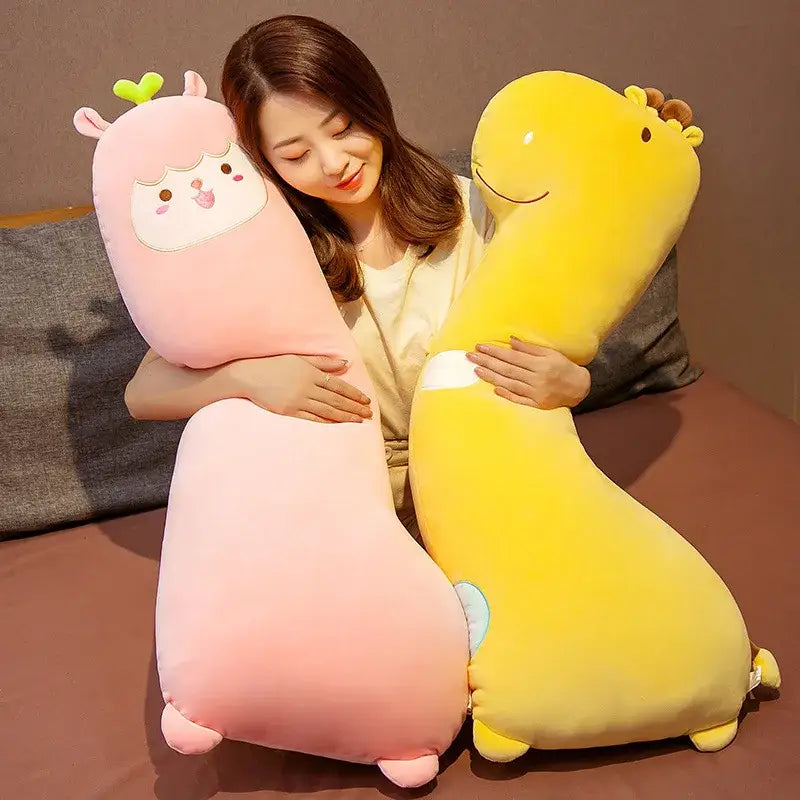 Green dinosaur cartoon comfort body pillow bedroom plush gift