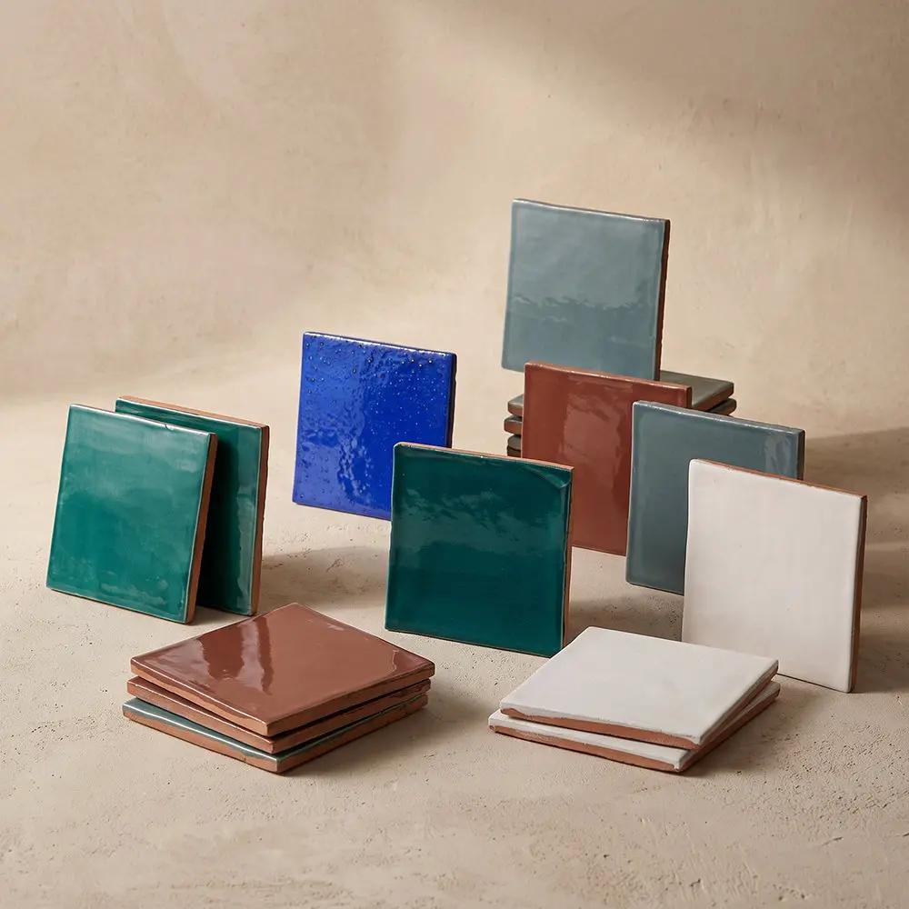 Zafiro Glossy Zellige Tiles 4x4