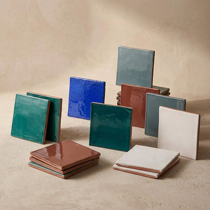Zafiro Glossy Zellige Tiles 4x4