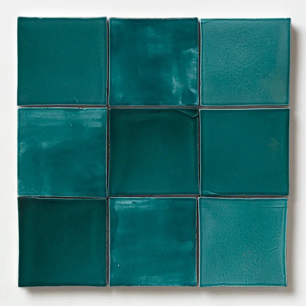 Zafiro Glossy Zellige Tiles 4x4