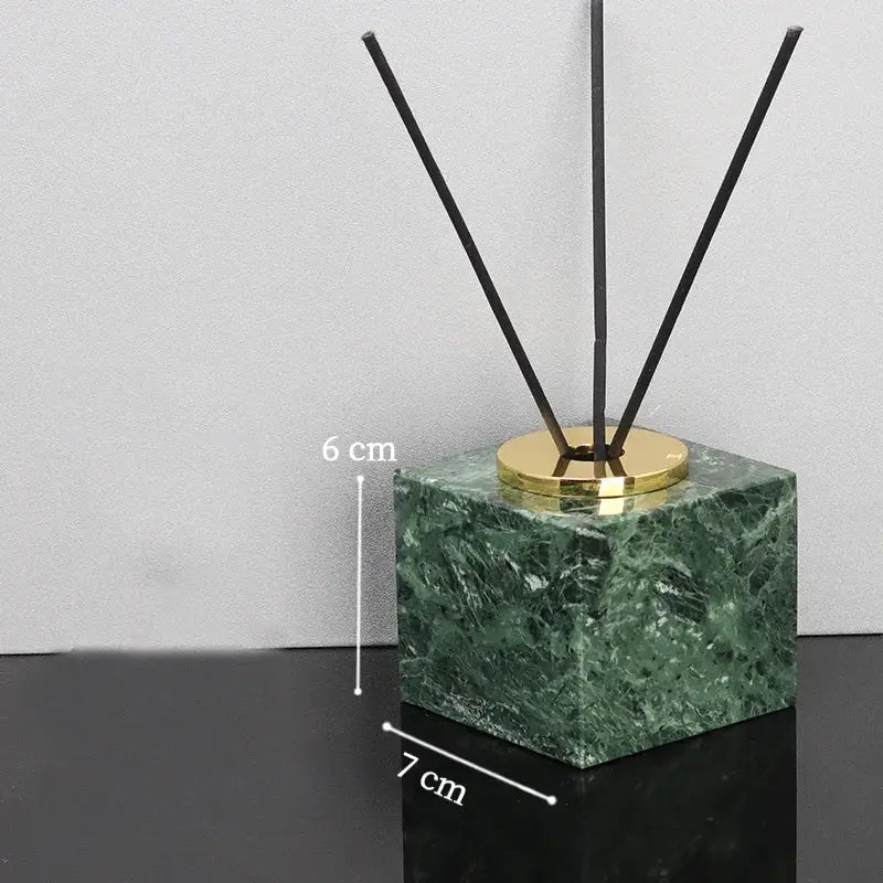 Green marble bathroom set with gold accents bathroom accessories
