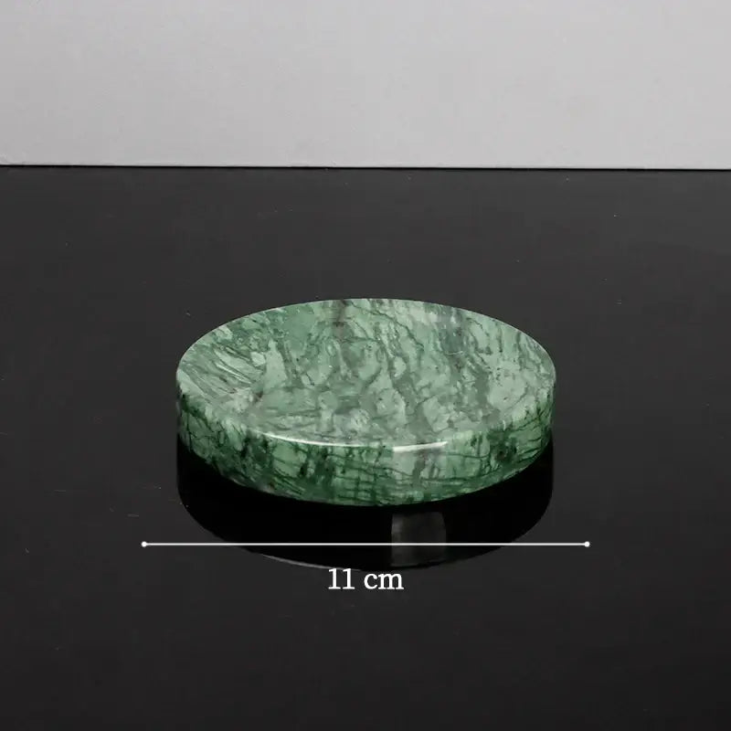 Green marble bathroom set with gold accents bathroom accessories