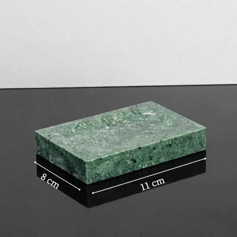 Green marble bathroom set with gold accents bathroom accessories