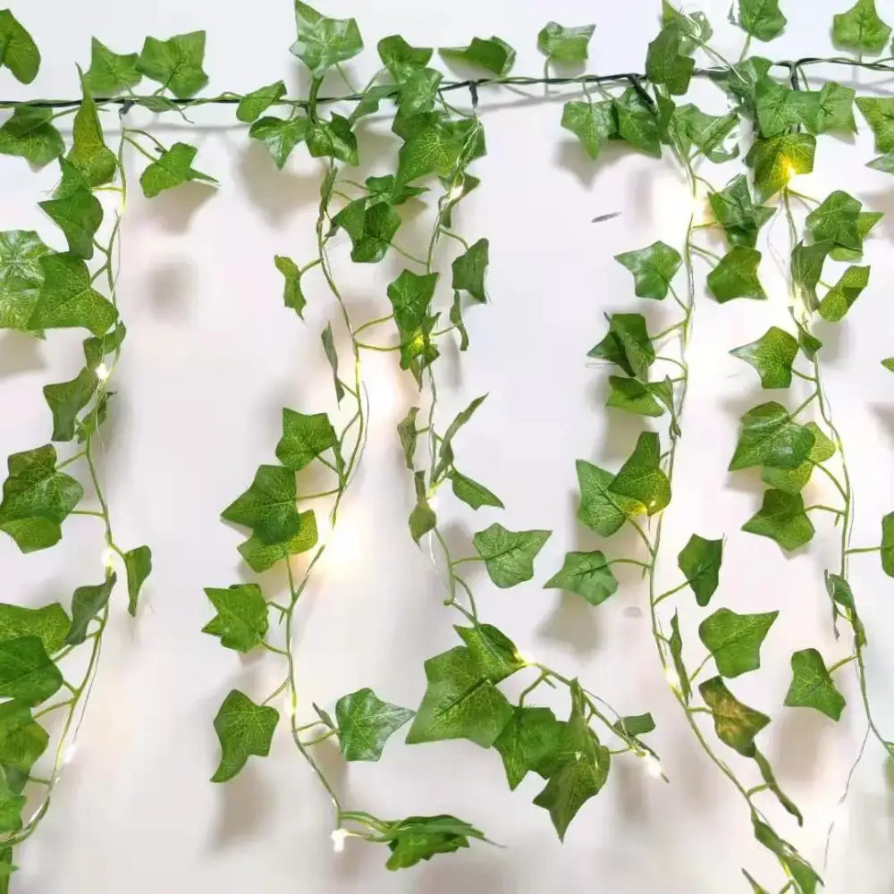 Green silk artificial ivy hanging garland garden decor