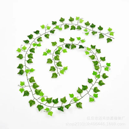Green silk artificial ivy hanging garland garden decor