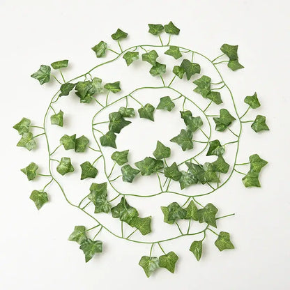 Green silk artificial ivy hanging garland garden decor