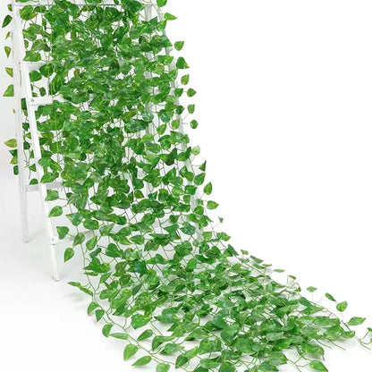 Green silk artificial ivy hanging garland garden decor