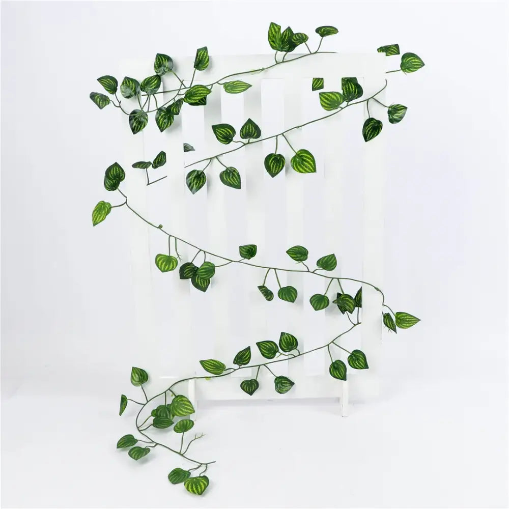 Green silk artificial ivy hanging garland garden decor