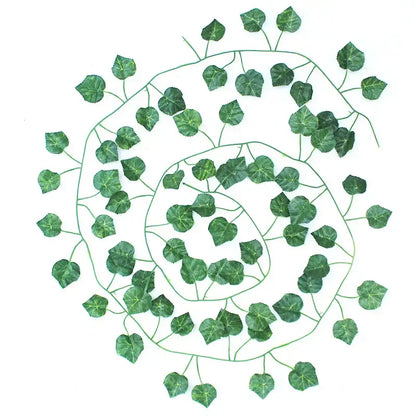 Green silk artificial ivy hanging garland garden decor
