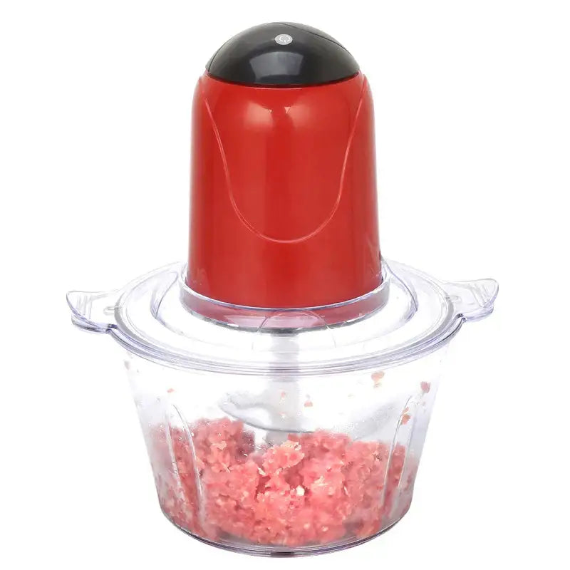 Green stainless steel electric meat grinder set of 3 kitchen processor