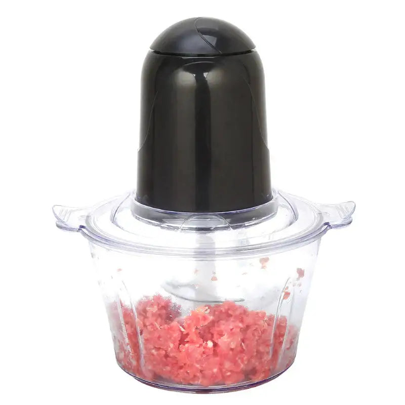 Green stainless steel electric meat grinder set of 3 kitchen processor