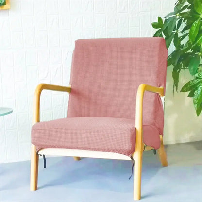 Green textured jacquard elastic seat covers dining room chair slipcover