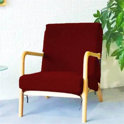 Green textured jacquard elastic seat covers dining room chair slipcover
