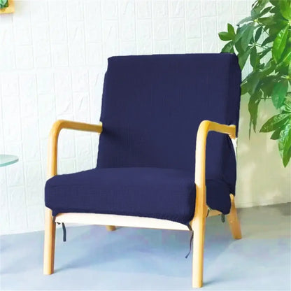 Green textured jacquard elastic seat covers dining room chair slipcover