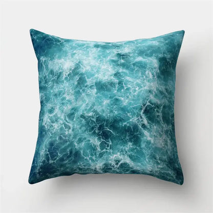 Green tropical leaves forest pillowcase living room nature decor