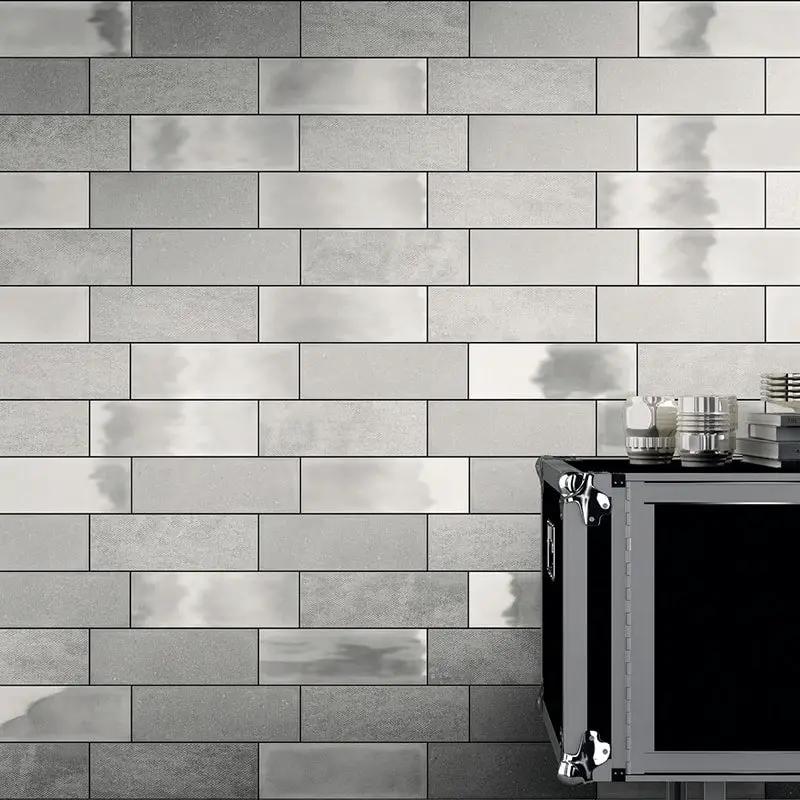 Grigio Esercito Glazed Ceramic Wall Decos 4x12