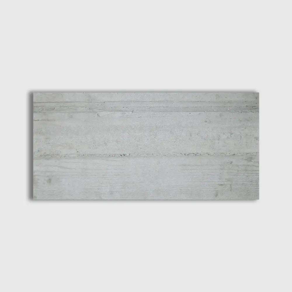 Gris Argent Glazed Wood Look Porcelain Tiles 12x24