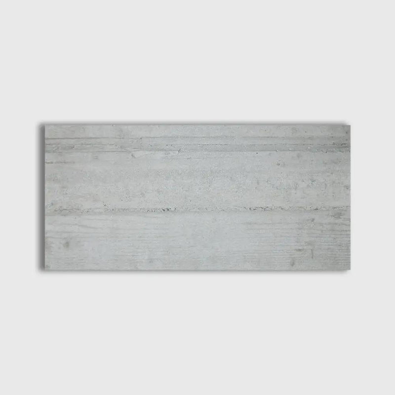 Gris Argent Glazed Wood Look Porcelain Tiles 12x24