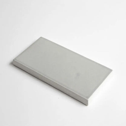 Gris Glossy Subway Ceramic Tiles 3x6