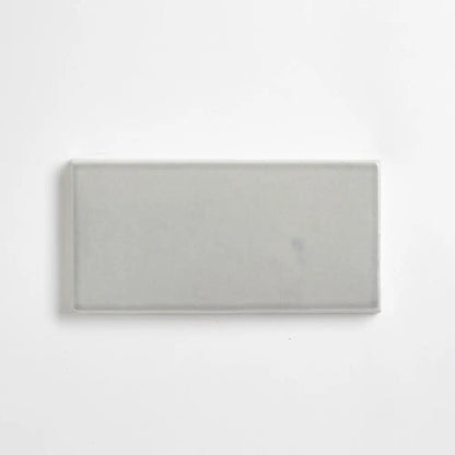 Gris Glossy Subway Ceramic Tiles 3x6