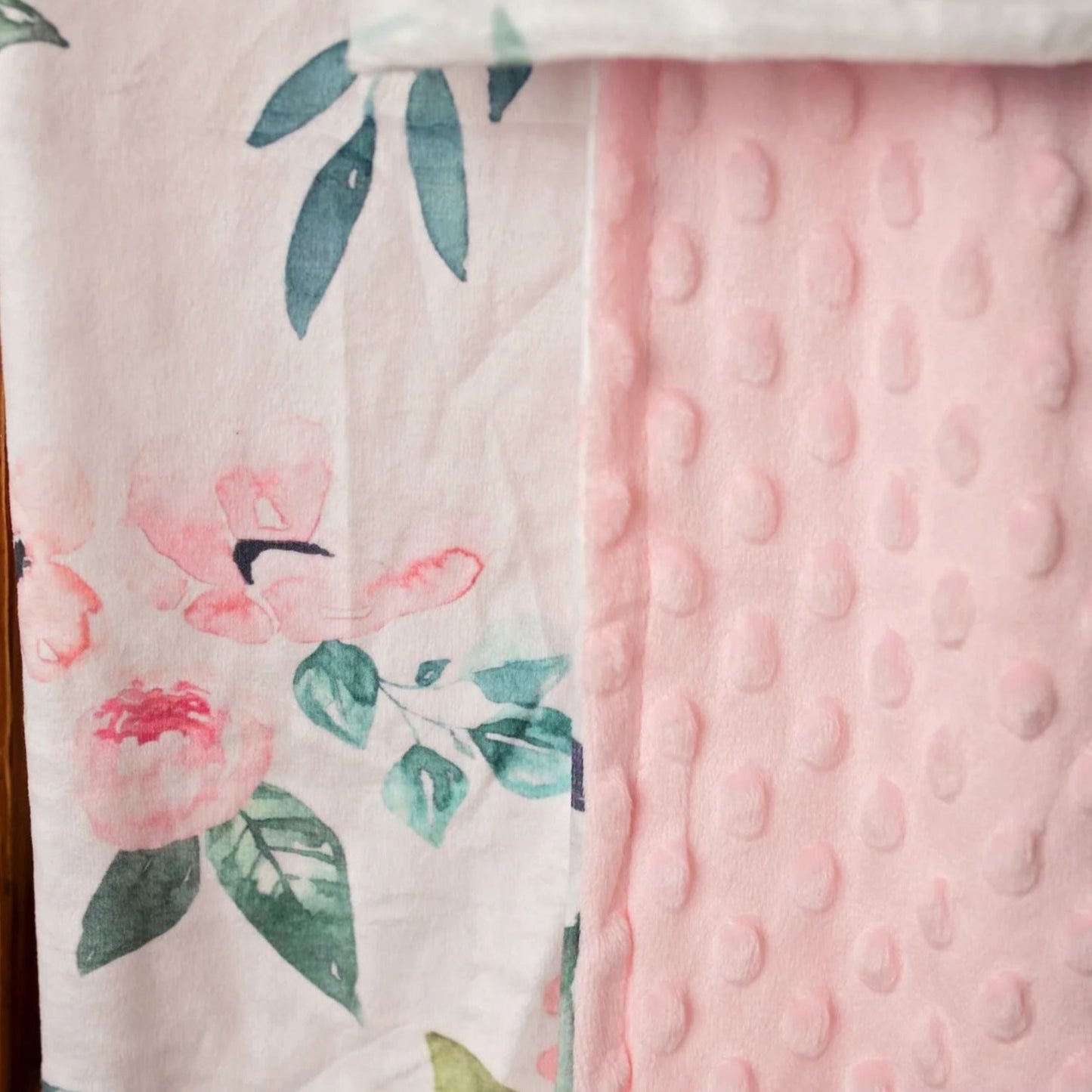 Baby Blanket | Minky Dot Collection | Growing Sprouts