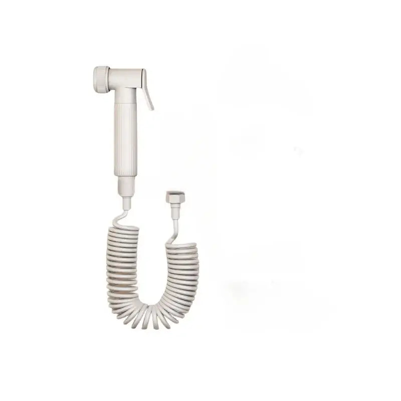 Gunmetal gray copper bidet parts set for bathroom dual nozzle control