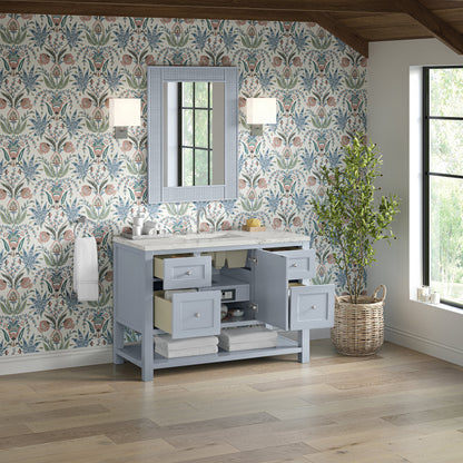 James Martin Breckenridge 48" Single Bathroom Vanity, Serenity Blue