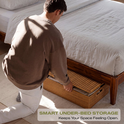 Emery Solid Wood Bed Frame