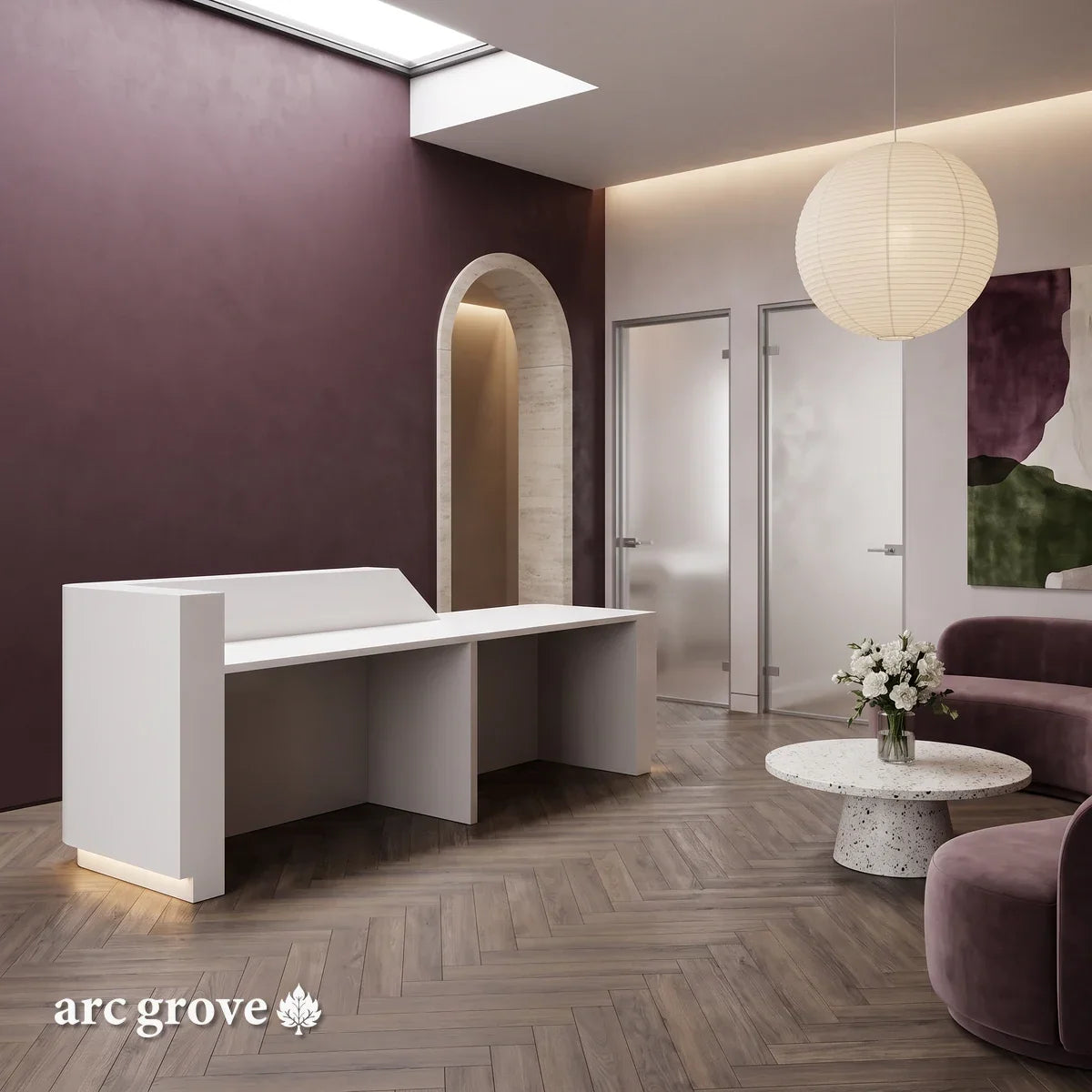 Solenne · Front Reception Desk