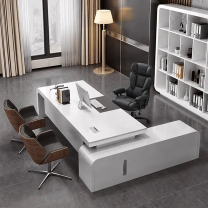 Halcyon · L-Shaped Executive Desk