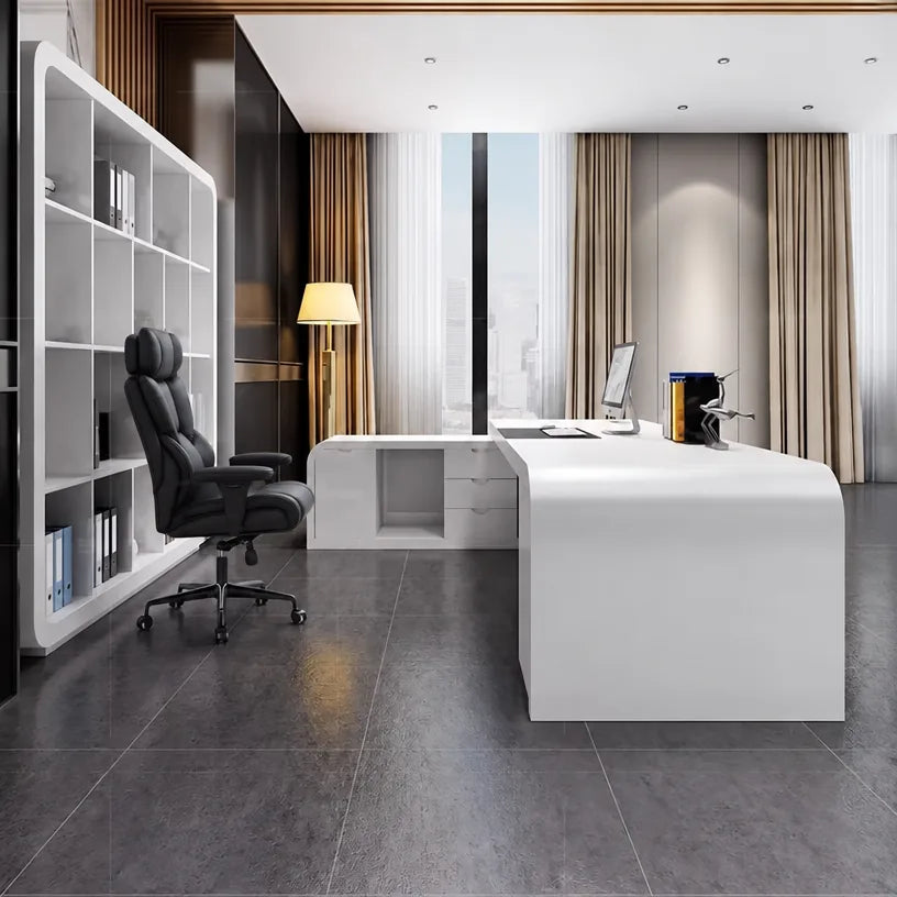 Halcyon · L-Shaped Executive Desk