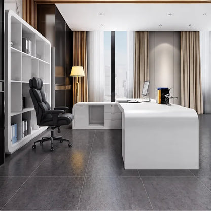 Halcyon · L-Shaped Executive Desk