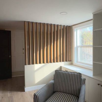 Wood Slat Room Divider