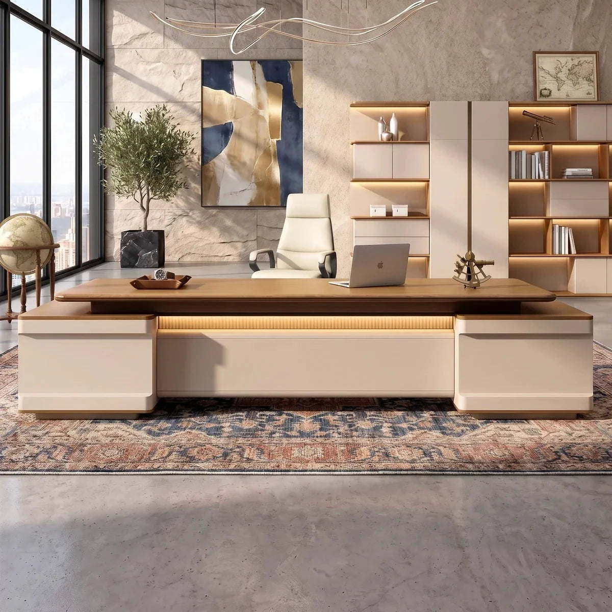 Halsey · Modern L-Shaped Executive Desk