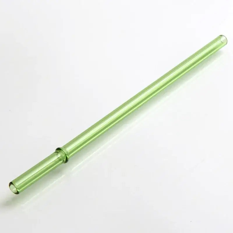 Hand blown colorful twisted glass straws kitchen drinkware set