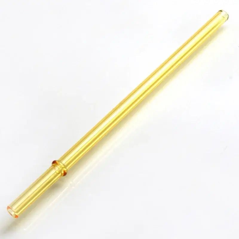 Hand blown colorful twisted glass straws kitchen drinkware set